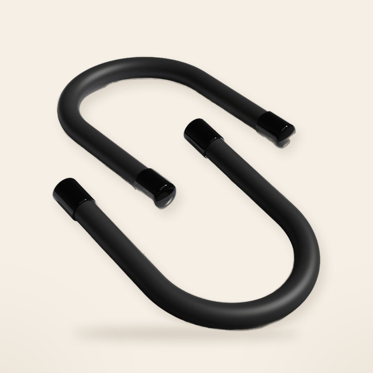 Black silicone wrist and ankle weights (pair)