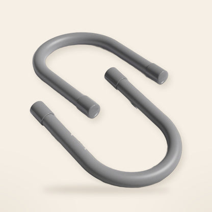 Gray silicone wrist and ankle weights (pair)